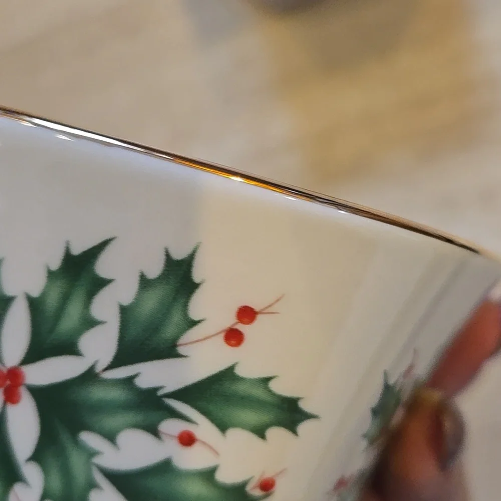 NIB Lenox Holiday Archive Treat Bowl - Picture 5 of 7